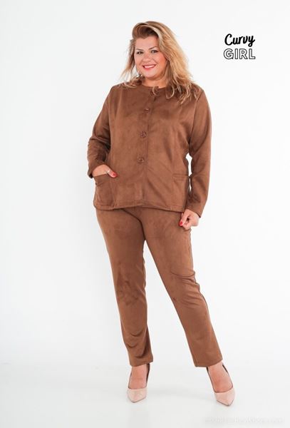 Immagine di CURVY GIRL SUEDE STRETCHY TROUSERS